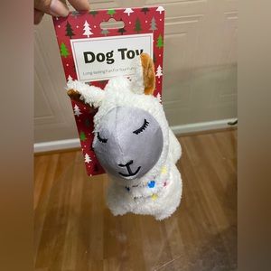Jmle Cow Dog  Lama With Squeaker 10”